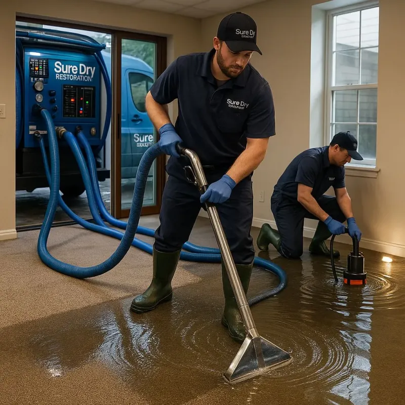 Water Extraction and Removal process in Van Buren, AR